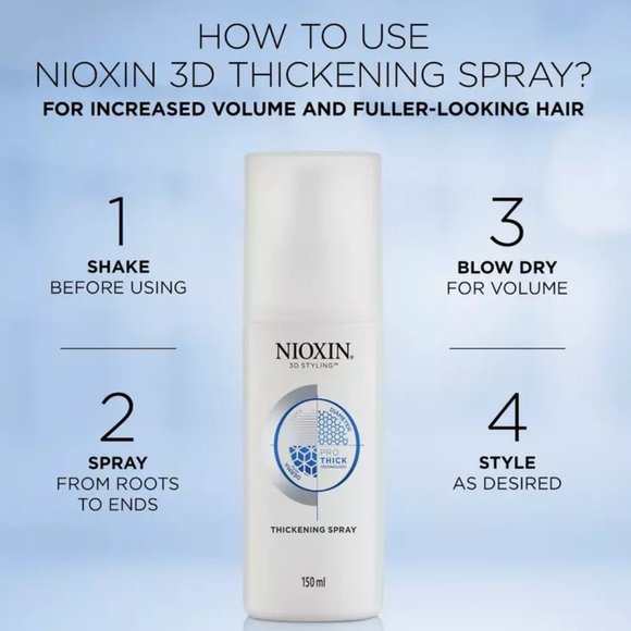 Nioxin 3D Styling Thickening Spray (150 mL/5.07 oz) - Picture 3 of 4